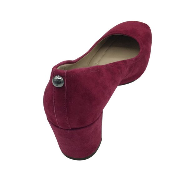 Donald Pliner Burgundy Shoes Kid Suede  6.5 Med - Picture 4 of 6